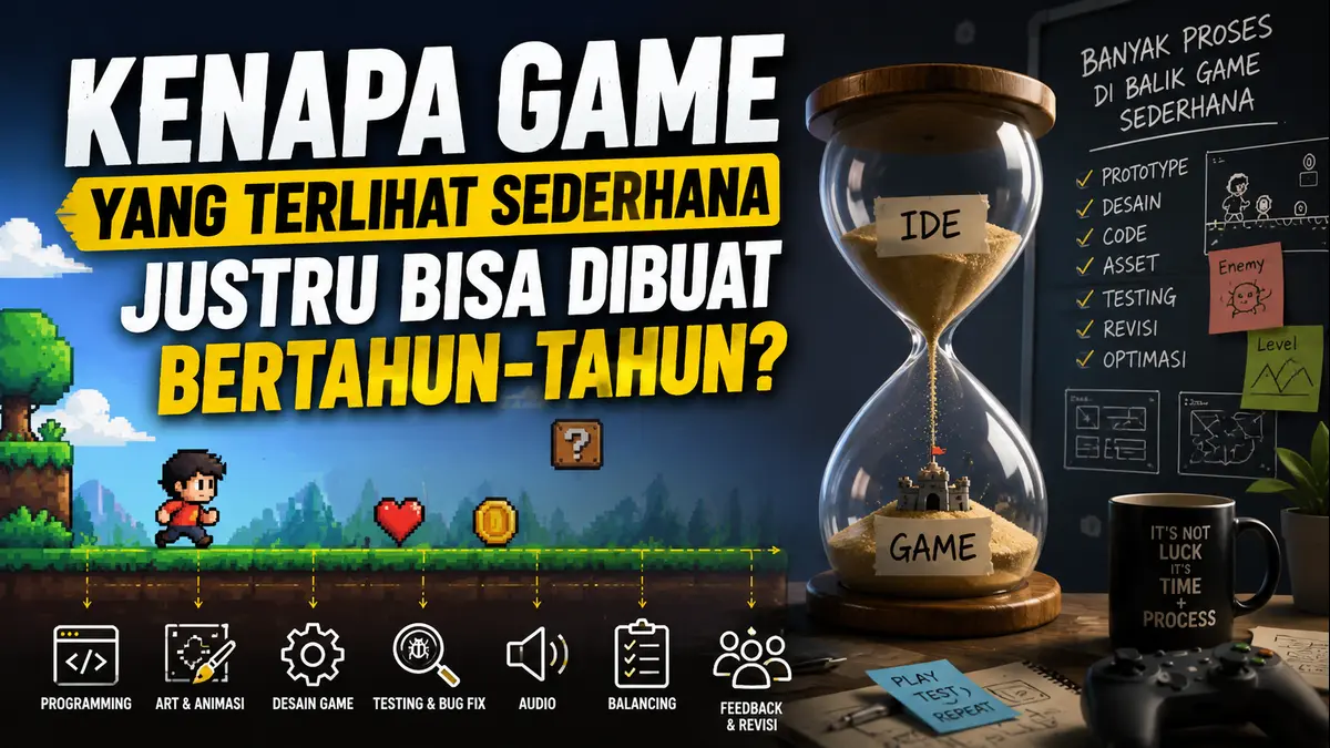 Kenapa Game yang Terlihat Sederhana Justru Bisa Dibuat Bertahun-Tahun?
